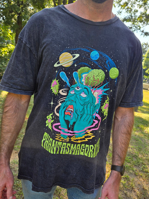 Intergalactic Mind Melt Premium Mineral Wash Vintage Unisex Tee